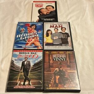 5 Comedy DVD Lot — Analyze That, I Love You Man, My Cousin Vinny + more